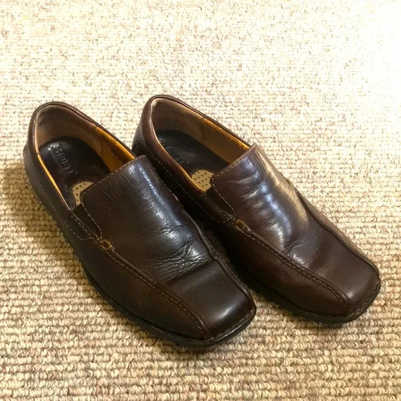 Born Mens Dark Brown Slip On | Bike Toe Loafers Casual Shoe Size 7.5 M W61037 I7 Amazon.com | BORN Men main image 4